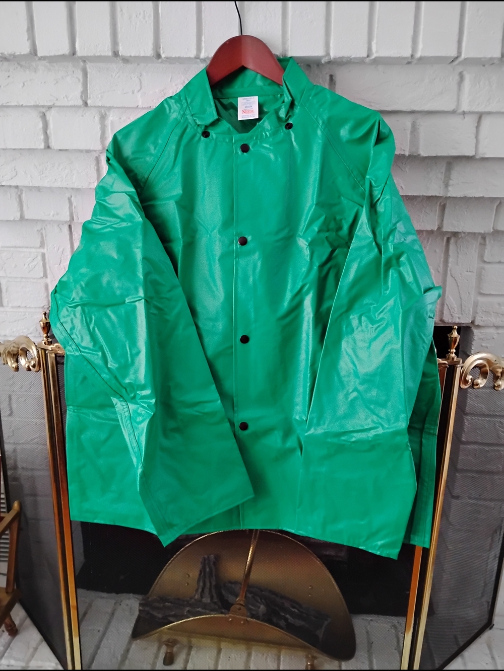 Green Men's Waterproof Rain Jacket